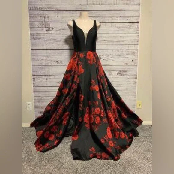 Blush Grad Dress - Picture 2 of 3